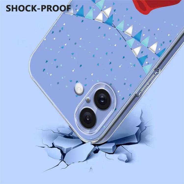 For iPhone 16 Christmas-themed Printed TPU Phone Case