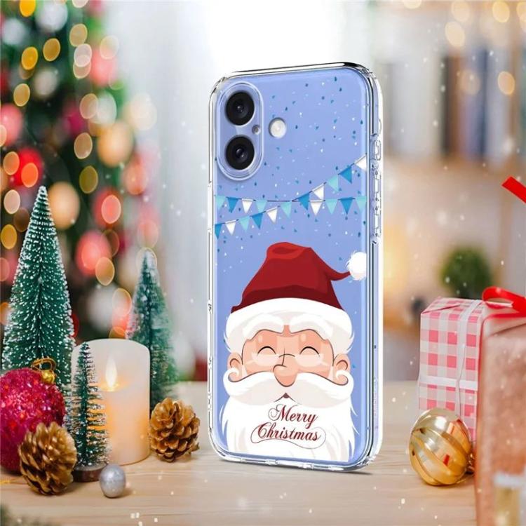 For iPhone 16 Christmas-themed Printed TPU Phone Case