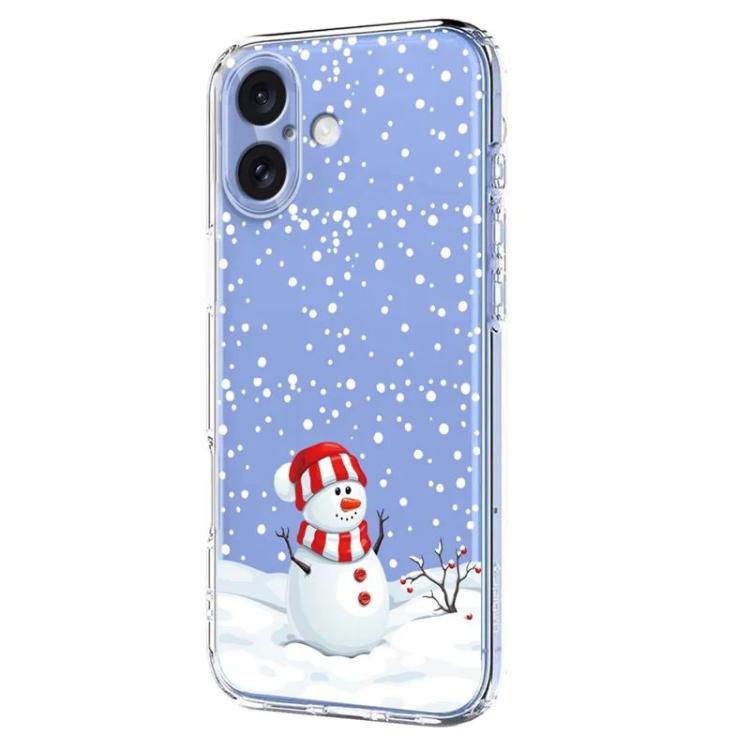 For iPhone 16 Christmas-themed Printed TPU Phone Case