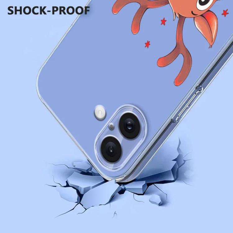 For iPhone 16 Christmas-themed Printed TPU Phone Case