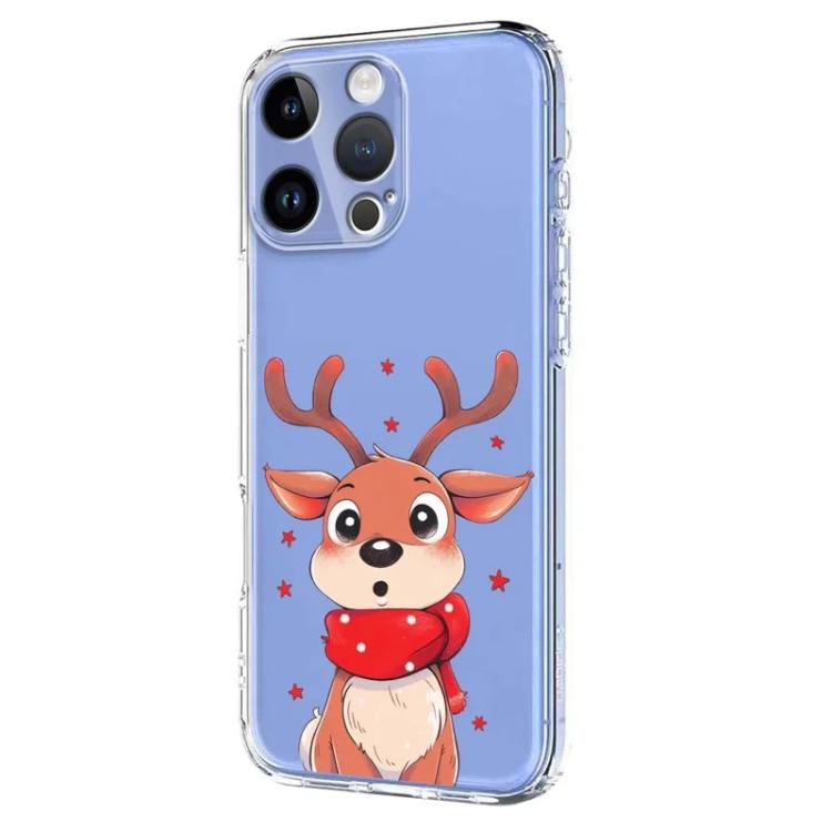 For iPhone 15 Pro Max Christmas-themed Printed TPU Phone Case