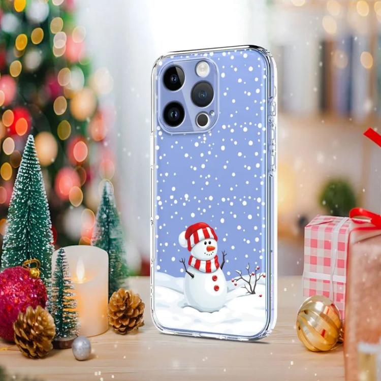 For iPhone 15 Pro Christmas-themed Printed TPU Phone Case