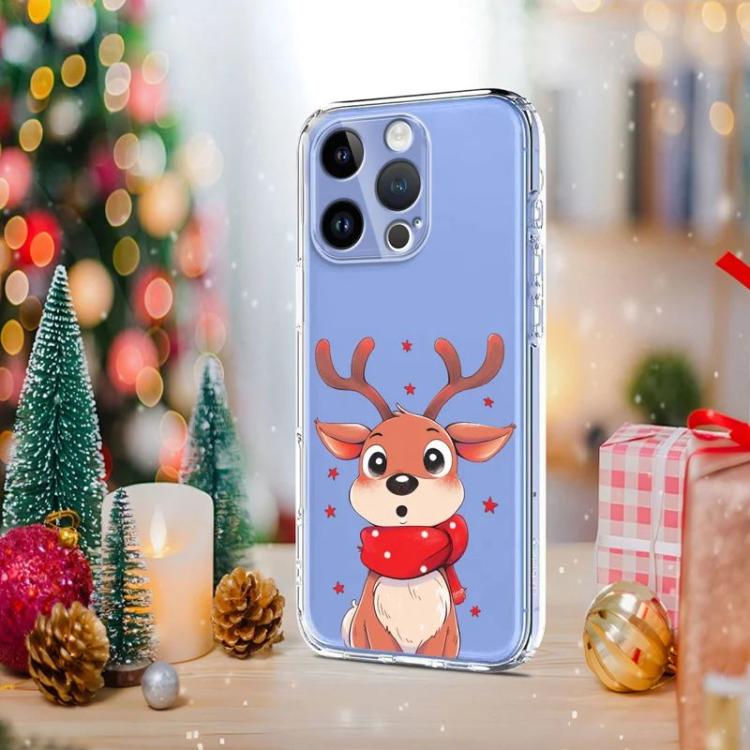 For iPhone 15 Pro Christmas-themed Printed TPU Phone Case