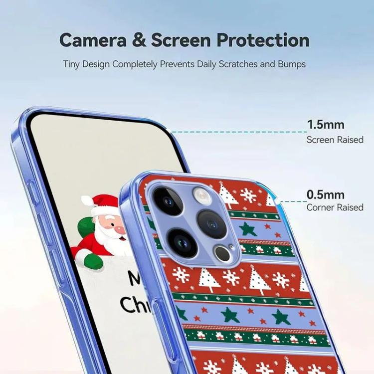 For iPhone 15 Pro Christmas-themed Printed TPU Phone Case