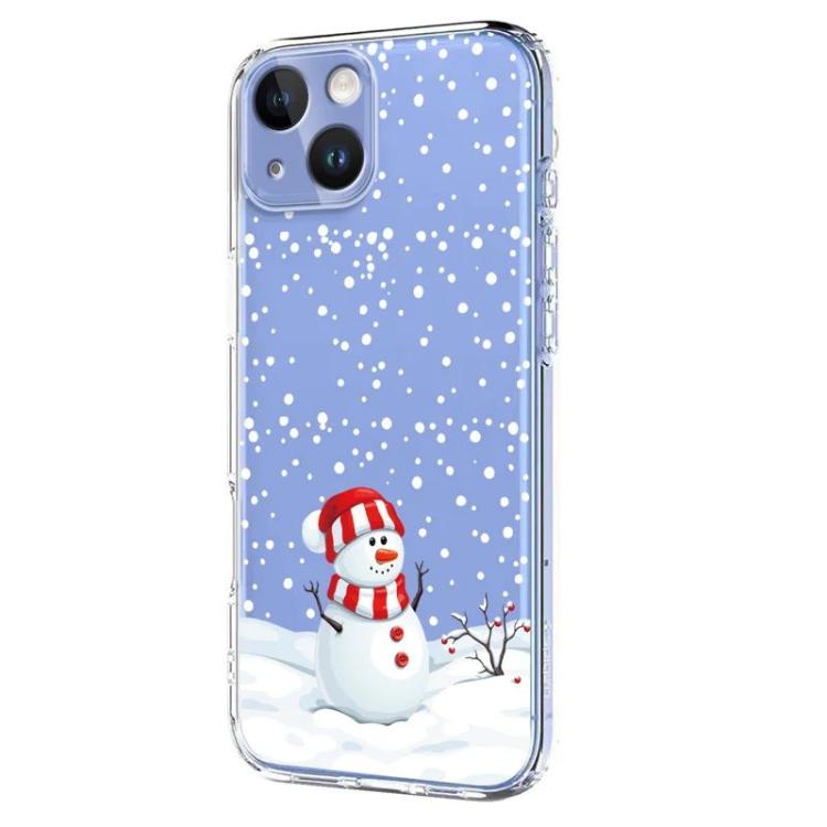 For iPhone 15 Christmas-themed Printed TPU Phone Case