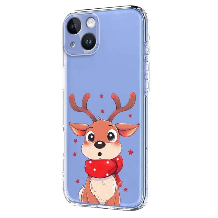 For iPhone 15 Christmas-themed Printed TPU Phone Case