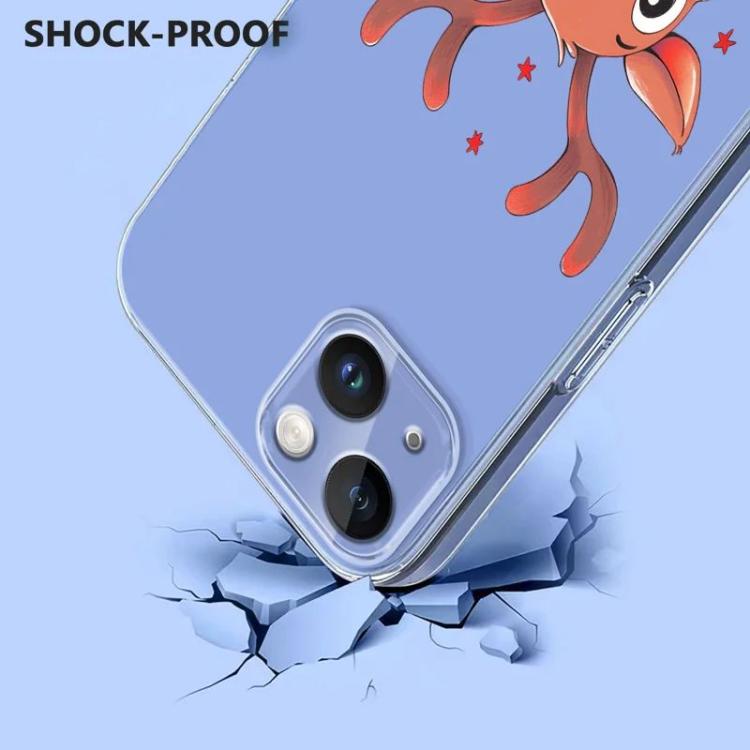For iPhone 15 Christmas-themed Printed TPU Phone Case
