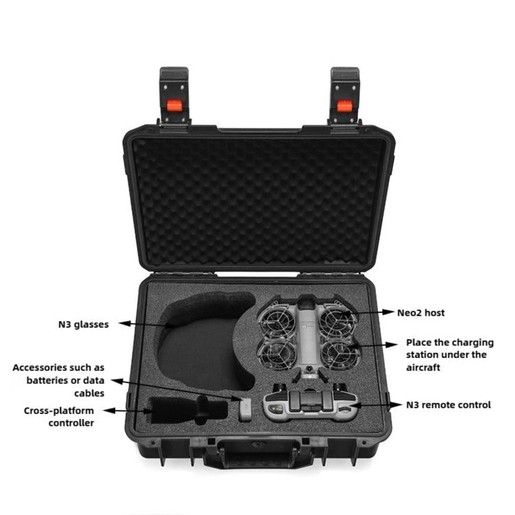 For DJI Neo 2 Portable Shoulder Waterproof Explosion-proof Safety Suitcase Bag