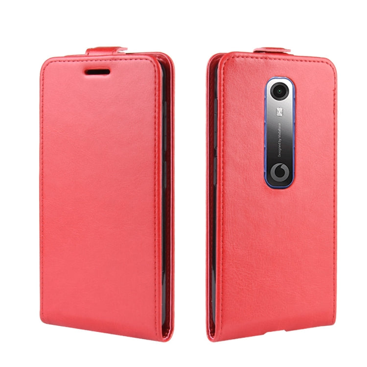 Crazy Horse Vertical Flip Leather Protective Case for Vodafone Smart N10 / VFD 630