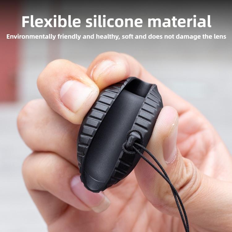 For DJI Osmo Action 6 Dustproof Drop-proof Soft Silicone Lens Cap Cover