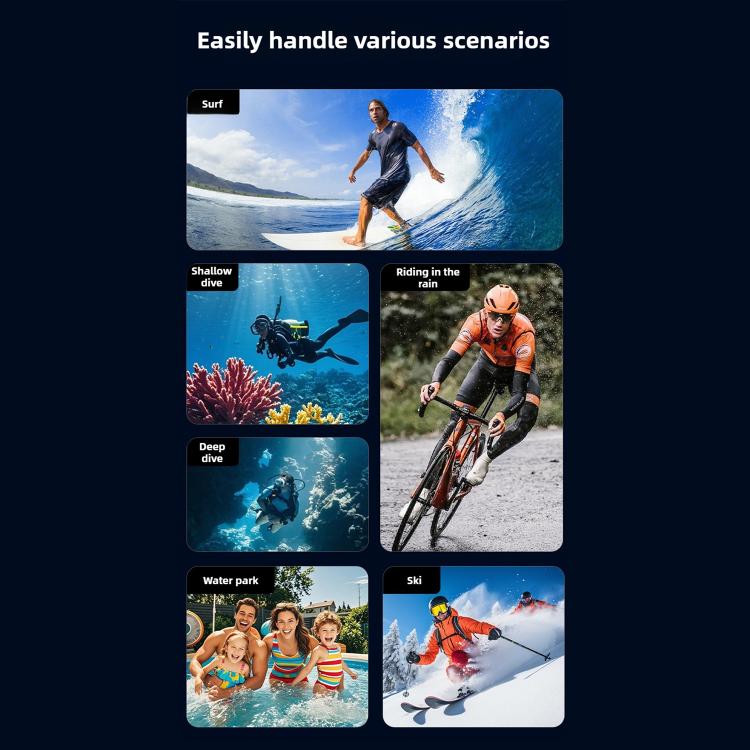 For DJI Action 6 70-meter Underwater Waterproof Housing Diving Cover