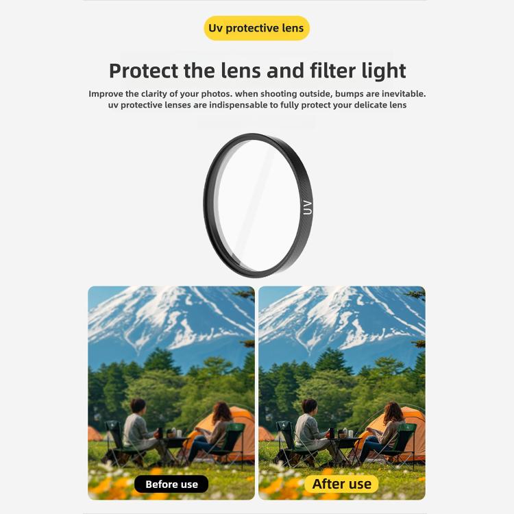 For DJI Osmo Action 6 Lens Protector UV Filter