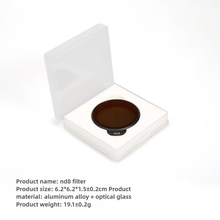 For DJI Osmo Action 6 Lens Protector ND8 Filter