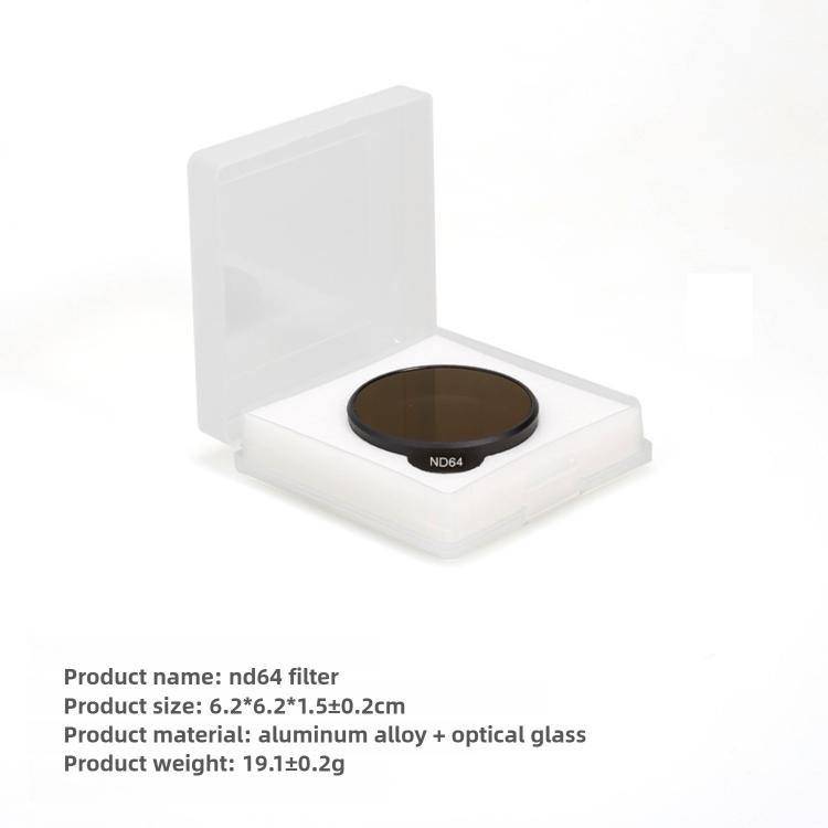 For DJI Osmo Action 6 Lens Protector ND64 Filter
