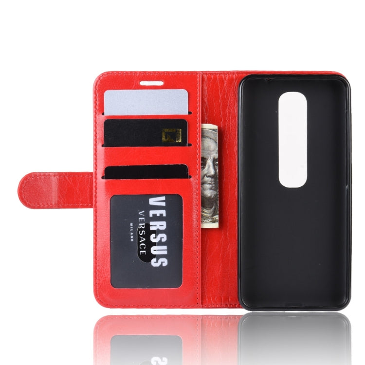 R64 Texture Single Fold Horizontal Flip Leather Case for Vodafone Smart N10 / VFD 630, with Holder & Card Slots & Wallet
