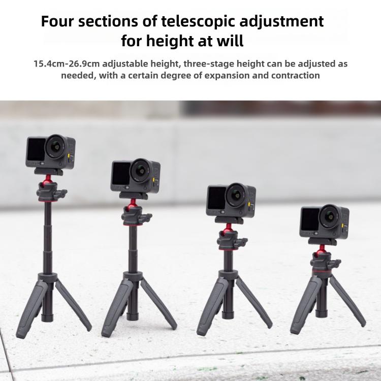 For DJI Osmo Action 6 Magnetic Handheld Telescopic Tripod Selfie Stick Holder