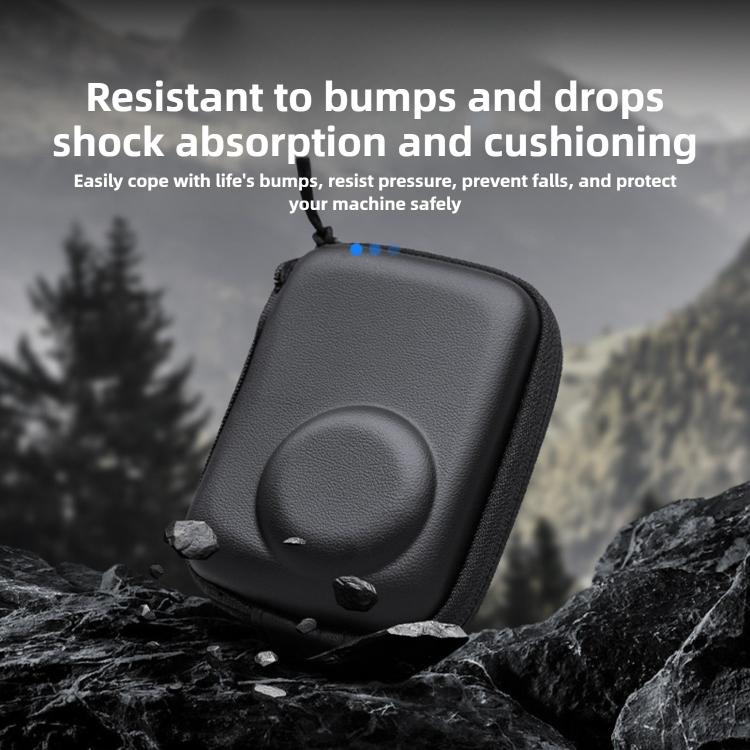 For DJI Action 6 Mini Half-zipper Body Storage Bag