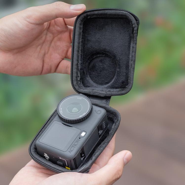 For DJI Action 6 Mini Half-zipper Body Storage Bag