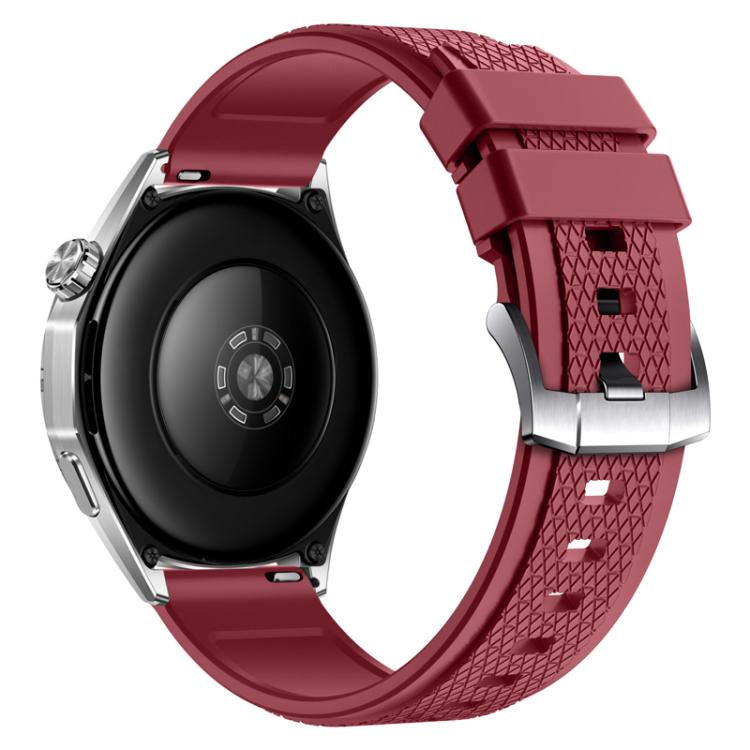 22mm Longines Texture Fluororubber Watch Band