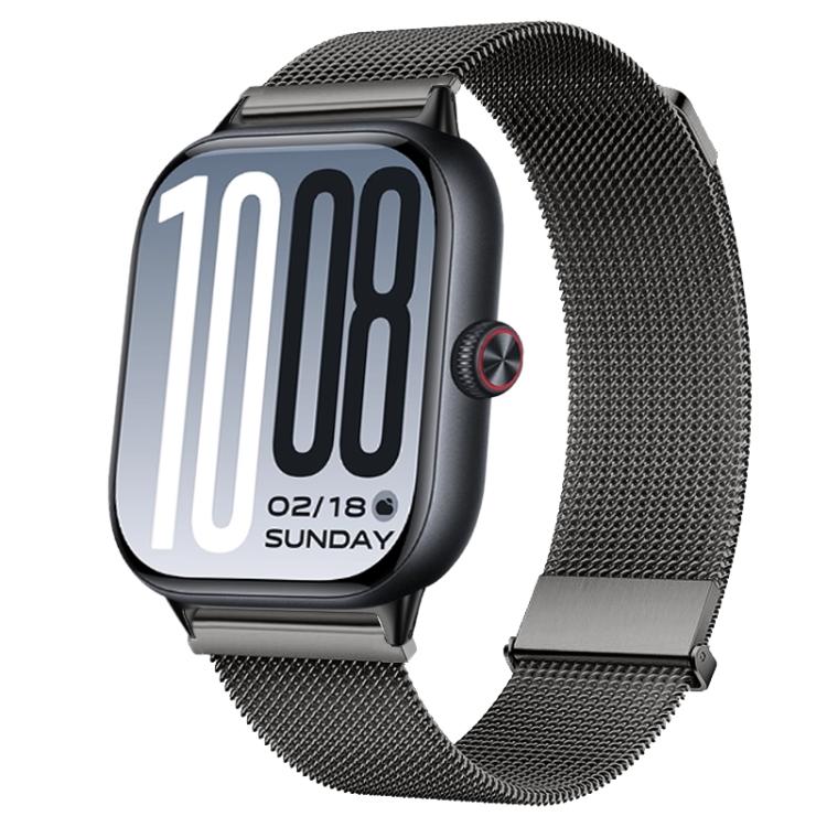 For vivo Watch GT 2 / iQOO Watch GT 2  Two-Section Dual Magnetic Milanese Stainless Steel Watch Band
