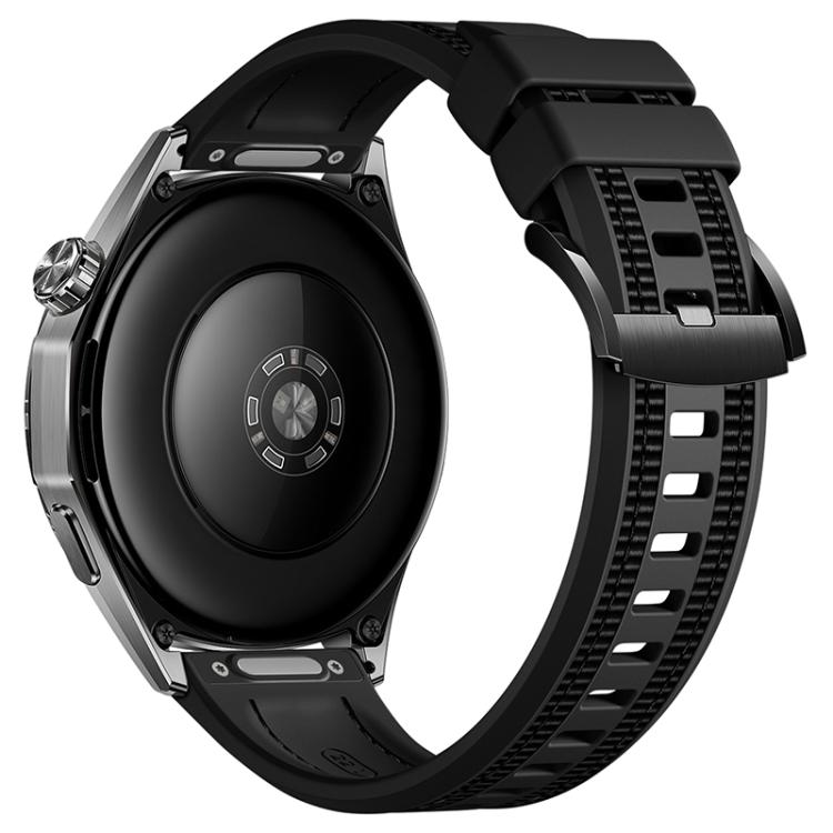 22mm Press Button Braid Nylon Hybrid Silicone Watch Band