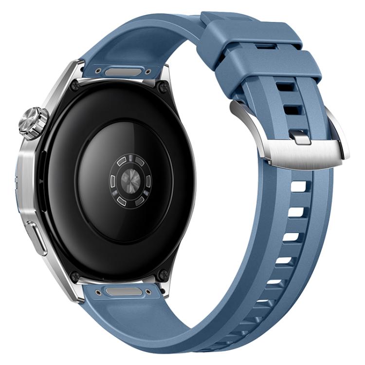 22mm Press Button Solid Color Silicone Watch Band