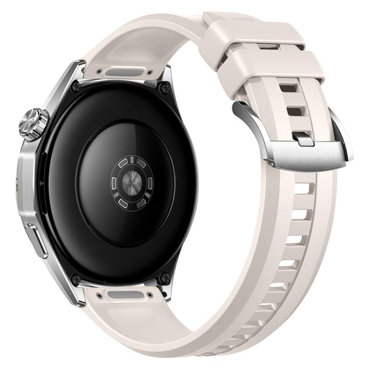 22mm Press Button Solid Color Silicone Watch Band