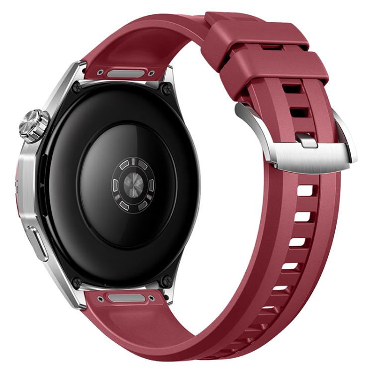 22mm Press Button Solid Color Silicone Watch Band