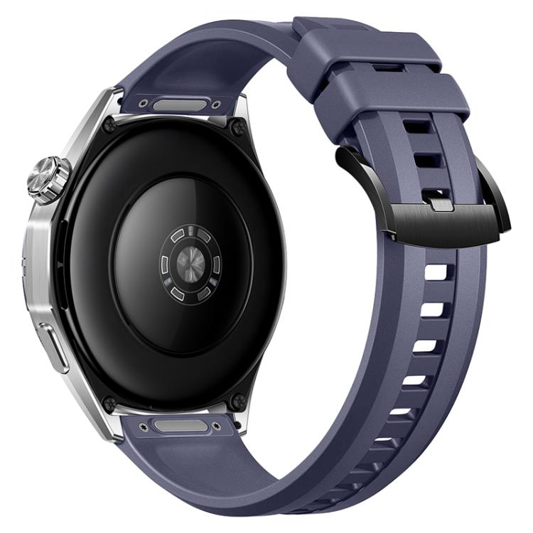 22mm Press Button Solid Color Silicone Watch Band