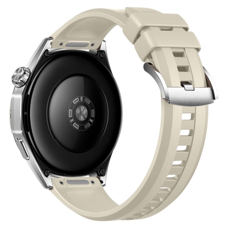 22mm Press Button Solid Color Silicone Watch Band