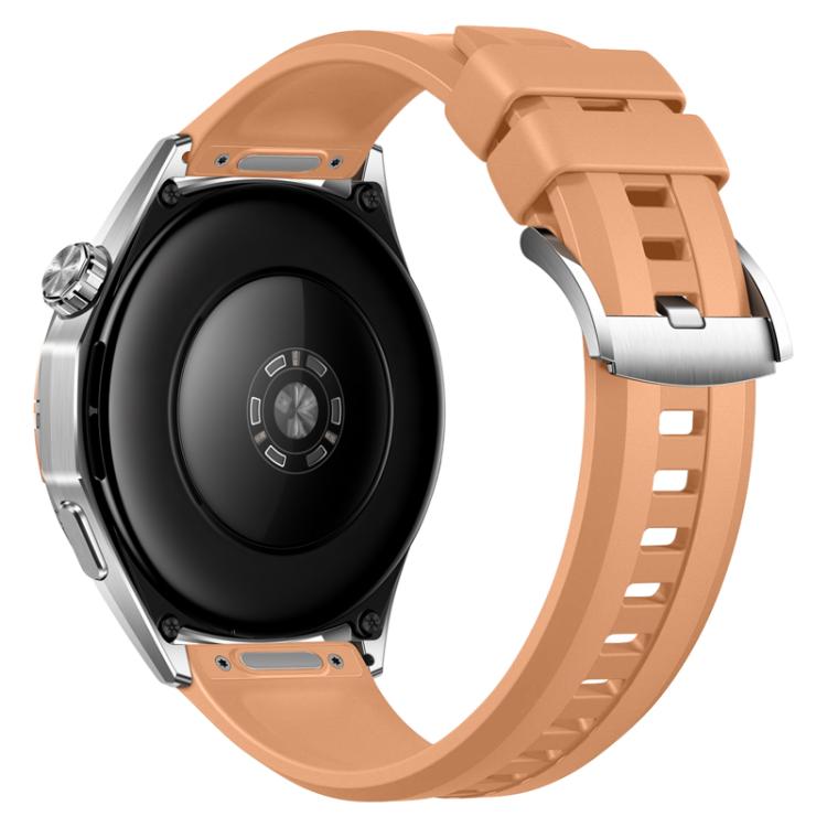 22mm Press Button Solid Color Silicone Watch Band