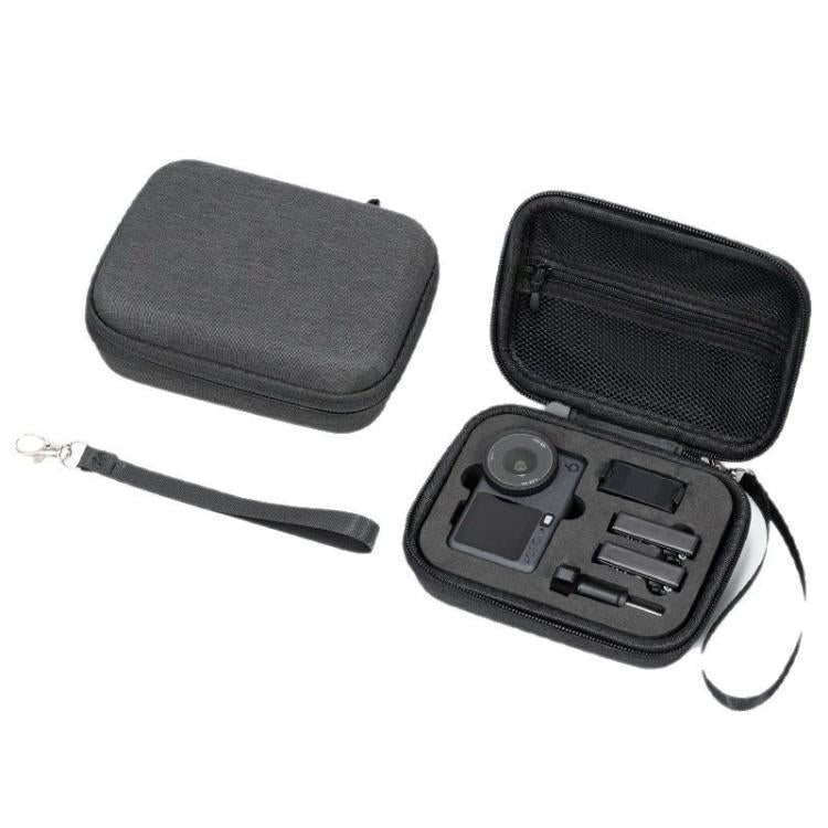 For DJI Osmo Action 6 Action Cameras Portable Kit Storage Bag With Handle Hanging Strap - Black