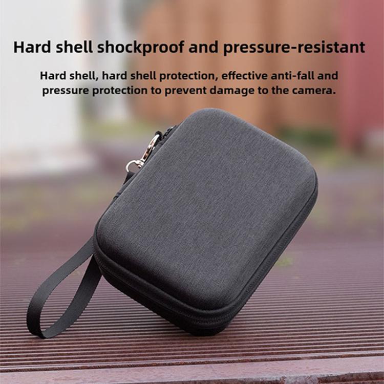 For DJI Osmo Action 6 Action Cameras Portable Kit Storage Bag With Handle Hanging Strap - Black