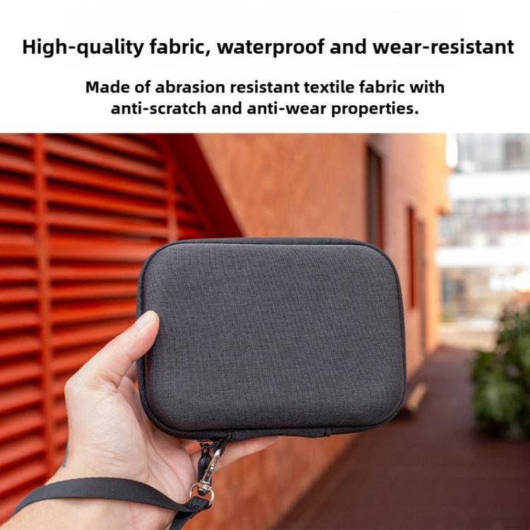 For DJI Osmo Action 6 Action Cameras Portable Kit Storage Bag With Handle Hanging Strap - Black