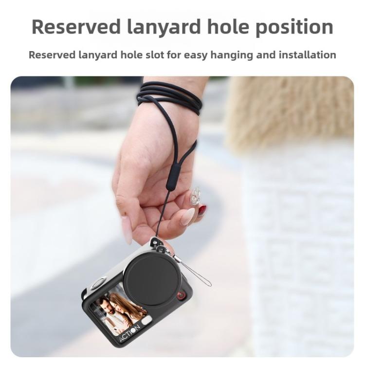 For DJI Osmo Action 6 Action Cameras Body Lens Cap Silicone Protective Cover