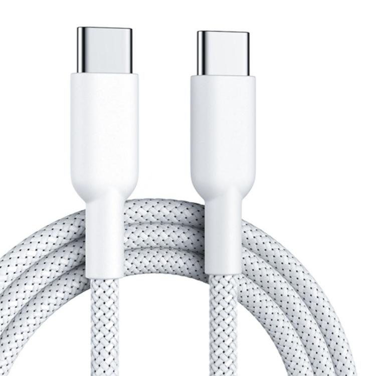 ENKAY ENK-CB182 PD60W Type-C to Type-C Nylon Braided Charging Data Cable, Length:3m