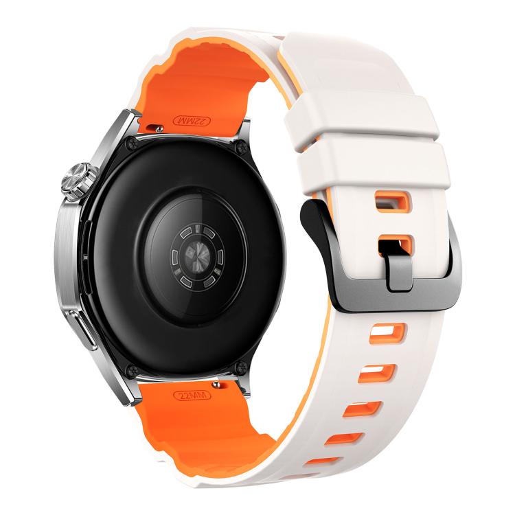 22mm Alpine Two Color Silicone Watch Band