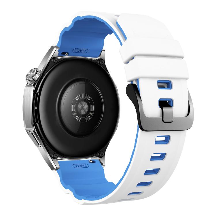 22mm Alpine Two Color Silicone Watch Band