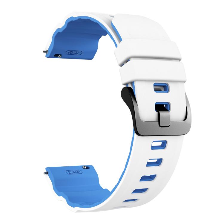 22mm Alpine Two Color Silicone Watch Band