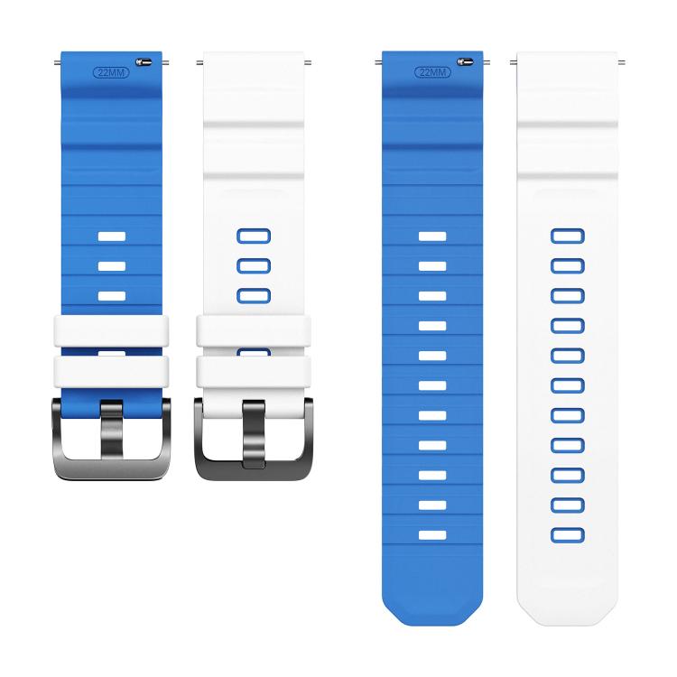 22mm Alpine Two Color Silicone Watch Band