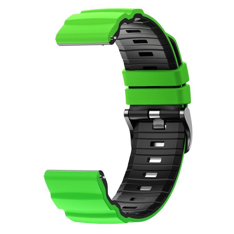 22mm Alpine Two Color Silicone Watch Band