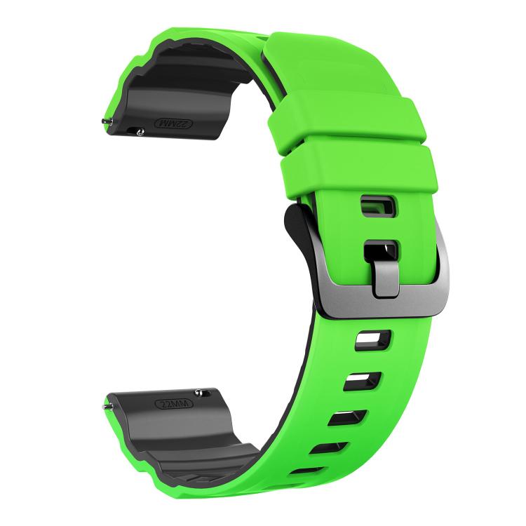 22mm Alpine Two Color Silicone Watch Band