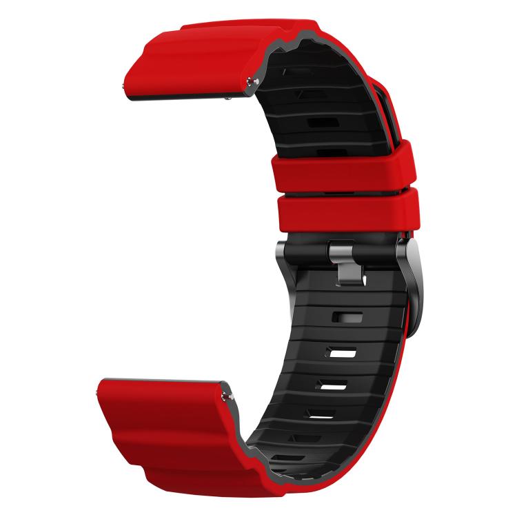 22mm Alpine Two Color Silicone Watch Band