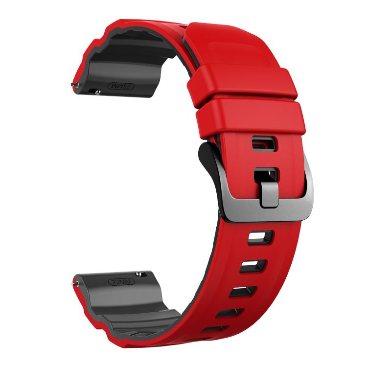 22mm Alpine Two Color Silicone Watch Band