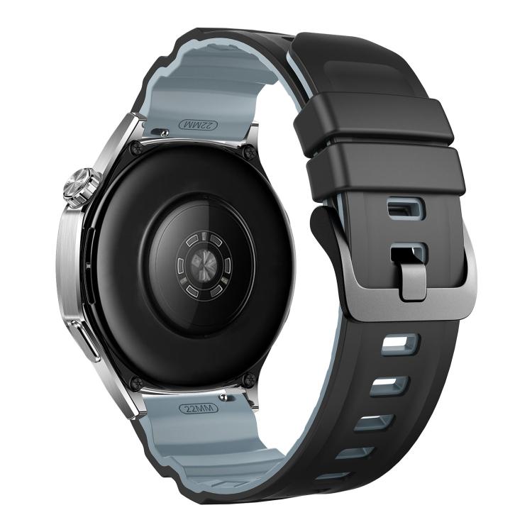 22mm Alpine Two Color Silicone Watch Band