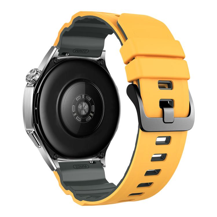 22mm Alpine Two Color Silicone Watch Band