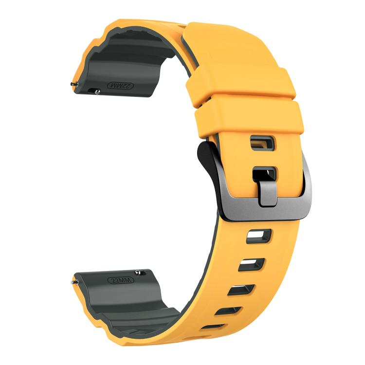 22mm Alpine Two Color Silicone Watch Band