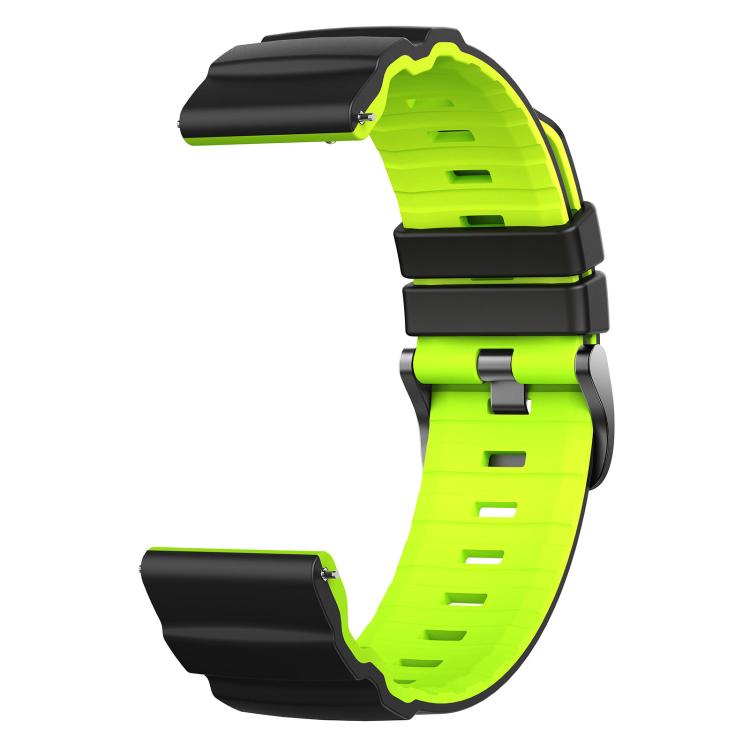 22mm Alpine Two Color Silicone Watch Band