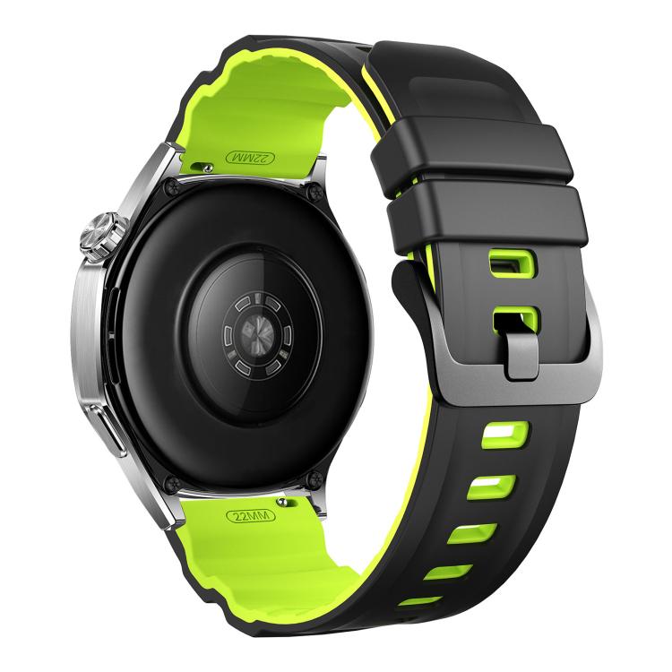 22mm Alpine Two Color Silicone Watch Band