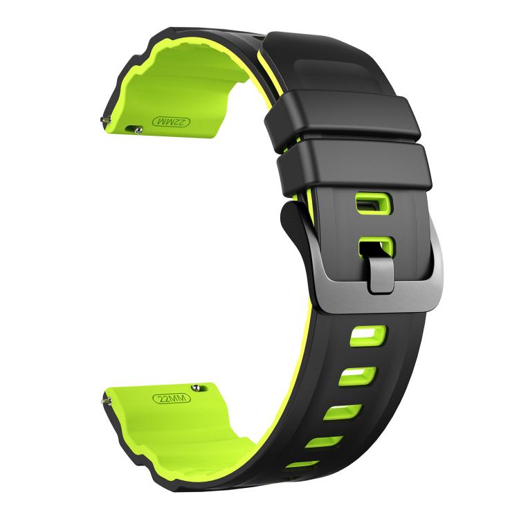22mm Alpine Two Color Silicone Watch Band